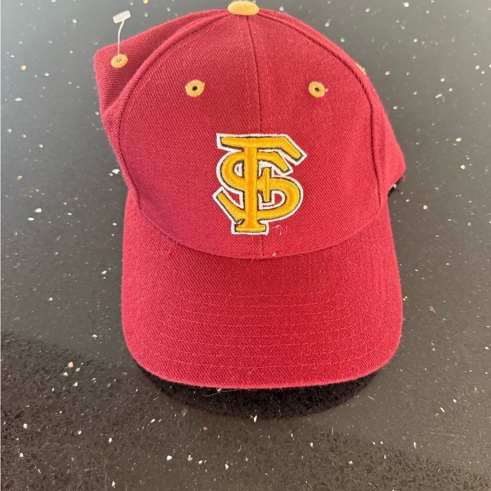 Florida State University Red Baseball Cap with Embroidered Logo
